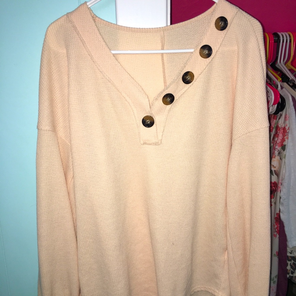 Peach/nude long sleeve